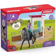 Schleich: Horse Club - Set da gioco con box per cavalli Lisa e Storm