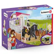 Schleich: Horse Club - Set da gioco con stalla, Tori e il suo cavallo (42437)