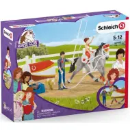 Schleich: Horse Club - Set da gioco di volteggio di Mia (42443)