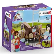 Schleich: Horse Club - Set di gioco Lavaggio di Emily e Luna (42438)