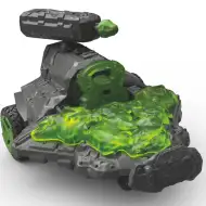 Schleich: Veicolo da combattimento di pietra di Eldrador con mostro di pietra e lanciatrice (42665)