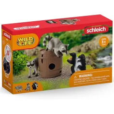 Schleich: Wild Life - Divertimento con la noce set di figure (42596) immagine 3