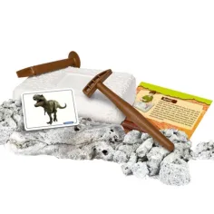 Science&Play: Archeofun T-rex e Triceratops luminosi set da archeologo - Clementoni immagine 2