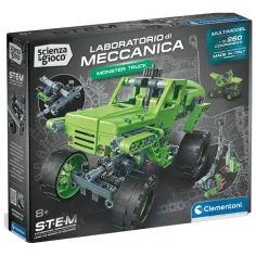 Science & Play: Laboratorio di meccanica - Set di costruzione Monster Truck - Clementoni