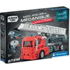 Science & Play: Set di costruzione del camion dei pompieri - Clementoni