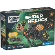 Science &amp; Play: Set di gioco Robot-ragno attaccante - Clementoni