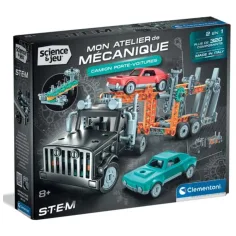 Scienza & Gioco: Officina meccanica - Kit di costruzione per camion da trasporto - Clementoni