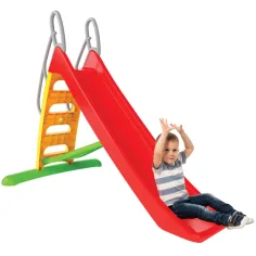 Scivolo Speed con corrimano di sicurezza, colore rosso, 170 cm
