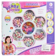 Serie Perline: Set di perline per creazione di gioielli con oltre 100 perline in colori misti