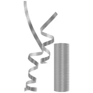 Serpentina color argento metallizzato – 1 pz