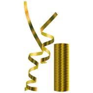 Serpentina color oro metallizzato – 1 pz