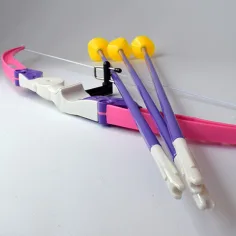 Set arco rosa con frecce a ventosa 54 cm immagine 5