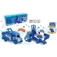 Set camion della polizia trasformabile con funzioni