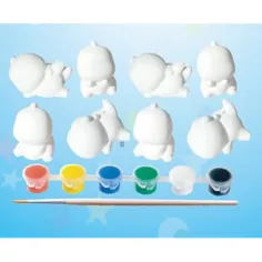 Set creativo di figure di dinosauri da dipingere immagine 2