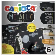Set creativo metallico da 17 pezzi - Carioca
