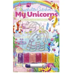 Set creativo per realizzare immagini con cristalli a tema unicorno, in varie versioni, 1 pezzo immagine 4