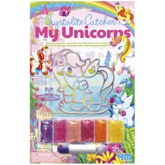 Set creativo per realizzare immagini con cristalli a tema unicorno, in varie versioni, 1 pezzo immagine 5