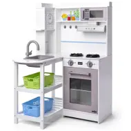 Set cucina ad angolo con cesti in plastica - Woodyland
