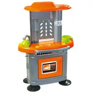 Set cucina giocattolo grigia con accessori 67cm