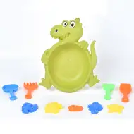 Set da 10 pezzi per la sabbiera con coccodrillo allegro