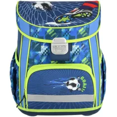 Set da 4 pezzi: zaino ergonomico per la scuola a tema calcio con astuccio. immagine 6