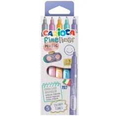 Set da 5 fineliner Music Selection 0,5 mm - Carioca