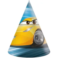 Set da 6 cappellini da festa Cars immagine 2