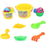 Set da 7 pezzi per la sabbiera con secchiello