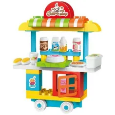 Set da costruzione Blocks Caffetteria su ruote 61 pezzi immagine 2