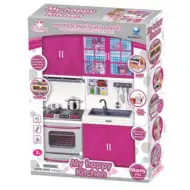 Set da cucina rosa con funzioni