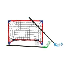 Set da floorball CROSS con 2 stecche e 2 porte - Woodyland immagine 2
