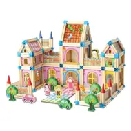Set da gioco castello colorato con accessori