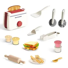 Set da gioco con tostapane e paste modellabili immagine 2