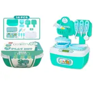 Set da gioco dentista in scatola con accessori, 14 pezzi