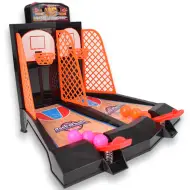 Set da gioco per campionato di basket da tavolo a coppie con lanciatore