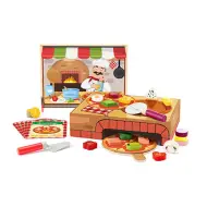 Set da gioco per fare la pizza in legno - Woodyland