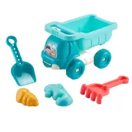 Set da gioco per la sabbia con piccolo camion ribaltabile, set da 5 pezzi