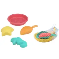 Set da gioco per la sabbia con setaccio, set da 4 pezzi