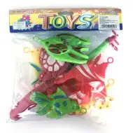 Set da pesca in plastica con canna da pesca