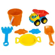 Set da sabbiera con camion ribaltabile, 7 pezzi