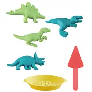 Set da sabbiera con dinosauri e setaccio