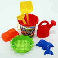 Set da spiaggia con annaffiatoio (7 pezzi) in diverse varianti