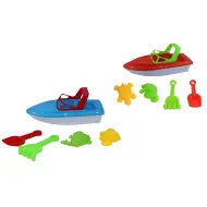 Set da spiaggia con barca in diverse varianti