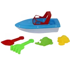 Set da spiaggia con barca in diverse varianti immagine 2
