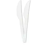 Set di 10 coltelli bianchi riciclabili