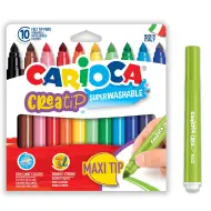 Set di 10 pennarelli maxi Creatip - Carioca