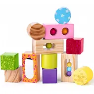 Set di 12 blocchi da costruzione Niny con sfere e specchio - Woodyland