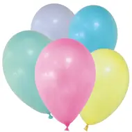 Set di 12 palloncini color pastello