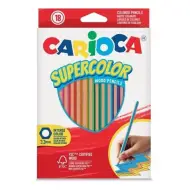 Set di 18 matite colorate Supercolor - Carioca