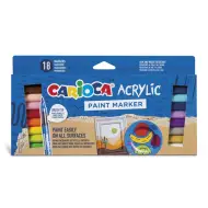 Set di 18 pennarelli acrilici - Carioca